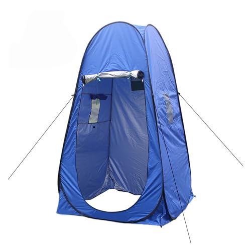 Camping Toilettenzelt Pop-Up bewegliche Toilette Dusche Fotografie Umkleidekabine Outdoor Camping Zelt(Blue) von AMEEDA