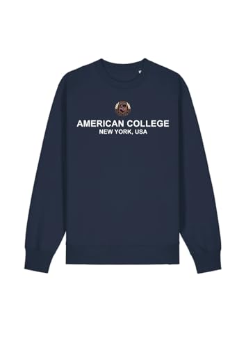 AMERICAN COLLEGE USA, 2 Teiliges Set, Herren, Damen, Sweat Shirt + Hose, Casual, Sportlich, Kleidung, Erwachsene, Unisex, Manner, Frauen, Modell ACS25SET1 NAVY S AMERICAN COLLEGE USA, 2 Teiliges Set, Herren, Damen, Sweat Shirt + Hose, Casual, Sportlich, Kleidung, Erwachsene, Unisex, Manner, Frauen, Modell ACS25SET1 NAVY S von AMERICAN COLLEGE USA