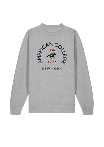 AMERICAN COLLEGE USA, 2 Teiliges Set, Herren, Damen, Sweat Shirt + Hose, Casual, Sportlich, Kleidung, Erwachsene, Unisex, Manner, Frauen, Modell ACS25SET3 GREY XXL AMERICAN COLLEGE USA, 2 Teiliges Set, Herren, Damen, Sweat Shirt + Hose, Casual, Sportlich, Kleidung, Erwachsene, Unisex, Manner, Frauen, Modell ACS25SET3 GREY XXL von AMERICAN COLLEGE USA