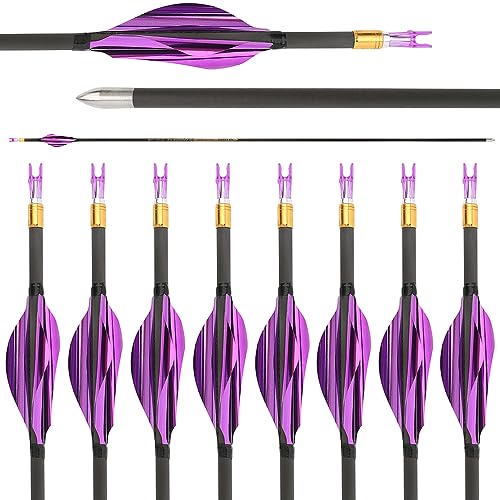 AMEYXGS 31" Pfeile für Bogenschießen Carbonpfeile ID 4.2mm Jagdpfeile 700 800 900 1000 Spine Bogenpfeile für Recurvebogen Compoundbogen 6/12x AMEYXGS 31" Pfeile für Bogenschießen Carbonpfeile ID 4.2mm Jagdpfeile 700 800 900 1000 Spine Bogenpfeile für Recurvebogen Compoundbogen 6/12x von AMEYXGS