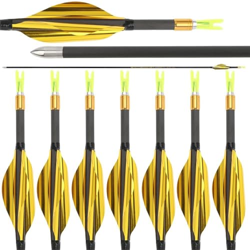 AMEYXGS 31" Pfeile für Bogenschießen Carbonpfeile ID 4.2mm Jagdpfeile 700 800 900 1000 Spine Bogenpfeile für Recurvebogen Compoundbogen 6/12x AMEYXGS 31" Pfeile für Bogenschießen Carbonpfeile ID 4.2mm Jagdpfeile 700 800 900 1000 Spine Bogenpfeile für Recurvebogen Compoundbogen 6/12x von AMEYXGS