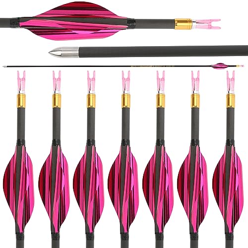 AMEYXGS 31" Pfeile für Bogenschießen Carbonpfeile ID 4.2mm Jagdpfeile 700 800 900 1000 Spine Bogenpfeile für Recurvebogen Compoundbogen 6/12x AMEYXGS 31" Pfeile für Bogenschießen Carbonpfeile ID 4.2mm Jagdpfeile 700 800 900 1000 Spine Bogenpfeile für Recurvebogen Compoundbogen 6/12x von AMEYXGS