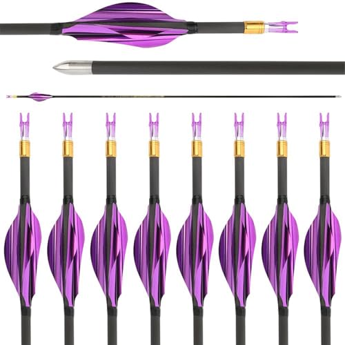 AMEYXGS 31" Pfeile für Bogenschießen Carbonpfeile ID 4.2mm Jagdpfeile 700 800 900 1000 Spine Bogenpfeile für Recurvebogen Compoundbogen 6/12x AMEYXGS 31" Pfeile für Bogenschießen Carbonpfeile ID 4.2mm Jagdpfeile 700 800 900 1000 Spine Bogenpfeile für Recurvebogen Compoundbogen 6/12x von AMEYXGS