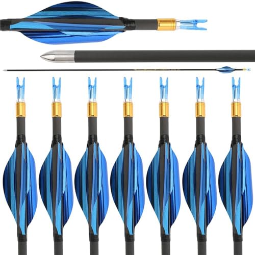 AMEYXGS 31" Pfeile für Bogenschießen Carbonpfeile ID 4.2mm Jagdpfeile 700 800 900 1000 Spine Bogenpfeile für Recurvebogen Compoundbogen 6/12x AMEYXGS 31" Pfeile für Bogenschießen Carbonpfeile ID 4.2mm Jagdpfeile 700 800 900 1000 Spine Bogenpfeile für Recurvebogen Compoundbogen 6/12x von AMEYXGS