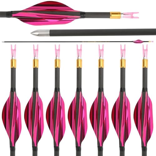 AMEYXGS 31" Pfeile für Bogenschießen Carbonpfeile ID 4.2mm Jagdpfeile 700 800 900 1000 Spine Bogenpfeile für Recurvebogen Compoundbogen 6/12x AMEYXGS 31" Pfeile für Bogenschießen Carbonpfeile ID 4.2mm Jagdpfeile 700 800 900 1000 Spine Bogenpfeile für Recurvebogen Compoundbogen 6/12x von AMEYXGS