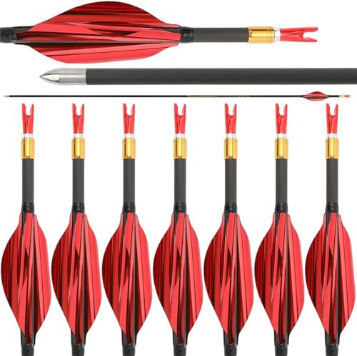 AMEYXGS 31" Pfeile für Bogenschießen Carbonpfeile ID 4.2mm Jagdpfeile 700 800 900 1000 Spine Bogenpfeile für Recurvebogen Compoundbogen 6/12x AMEYXGS 31" Pfeile für Bogenschießen Carbonpfeile ID 4.2mm Jagdpfeile 700 800 900 1000 Spine Bogenpfeile für Recurvebogen Compoundbogen 6/12x von AMEYXGS