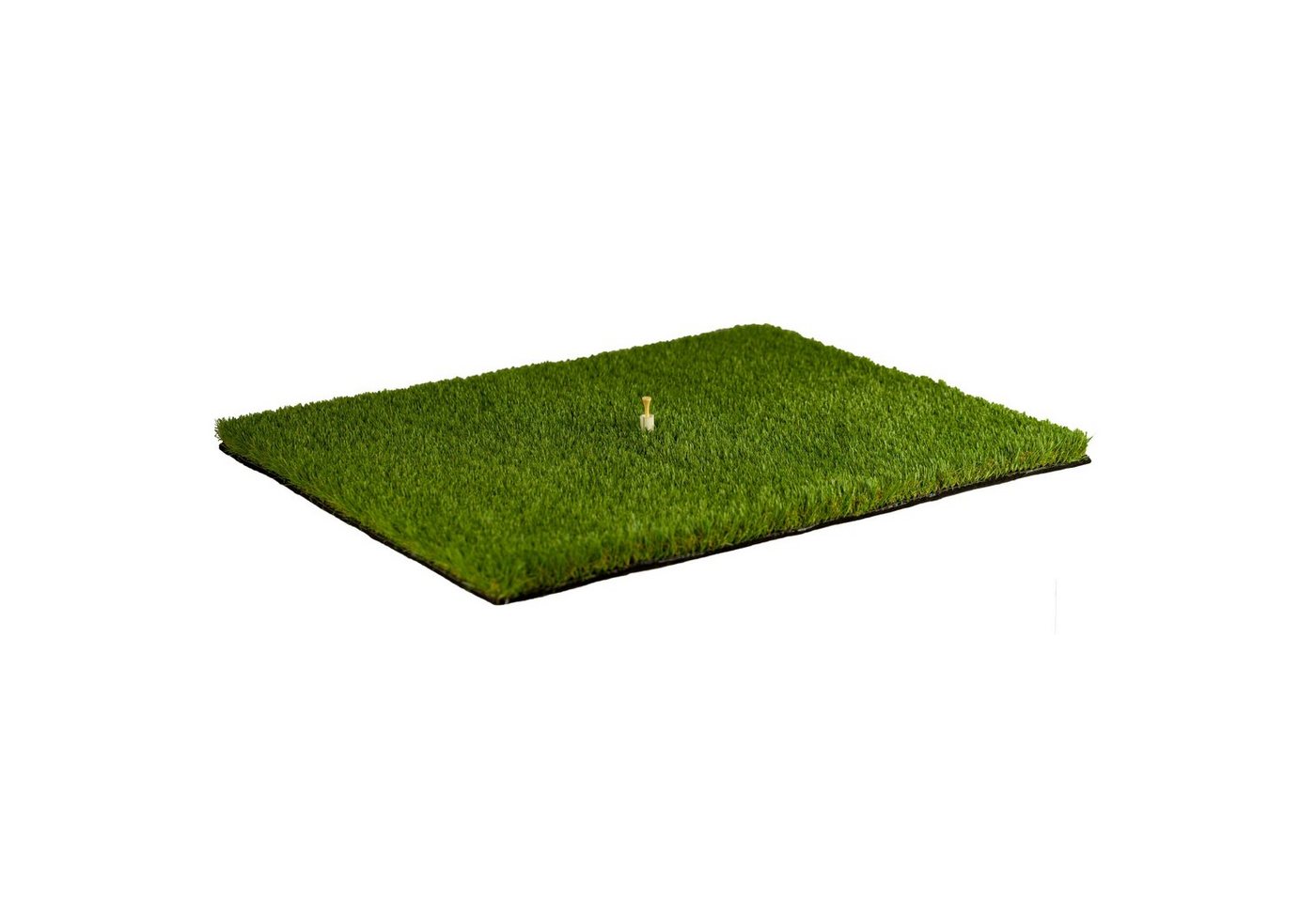 AMF Life Golf-Abschlagmatte Schlagunterlage (naturel, 85 x 65 x 4cm (Höhe inklusive. Filzboden), inkl. Tee + Teehalter verstellbar, Indoor Outdoor, tragbar, zusammenrollen, chippen, driven), Präzisionsabschlagmatte, strapazierfähig, flexibel, Golfschwung von AMF Life