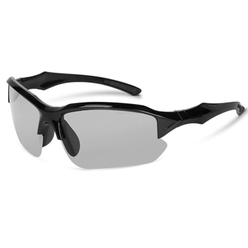 AMFUN Polarisierende Sport-Sonnenbrille, Fahrradbrille, Sport Sonnenbrille, Sonnenbrille Photochromatisch, UV400 Schutz Radsportbrillen für Outdooraktivitäten, Wie Radfahren Laufen Klettern Autofahren von AMFUN