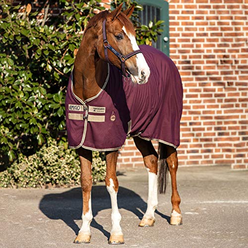 Amigo Stable Sheet 6ft3 Fig Navy Tan Amigo Stable Sheet 6ft3 Fig Navy Tan von AMIGO