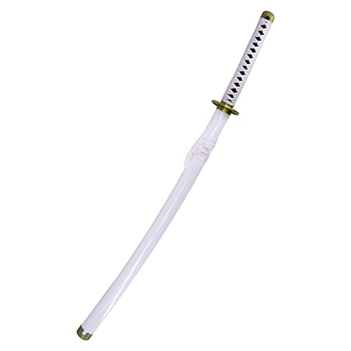 Katana S5021 Shusui Wado Ichimonji von Zoro aus One Piece, inoffizielle Replik, 103 cm Stahlklinge, Schwarze Beschichtung, Griff mit weißer Wicklung, mit Ständer. Ref. S5021. Katana S5021 Shusui Wado Ichimonji von Zoro aus One Piece, inoffizielle Replik, 103 cm Stahlklinge, Schwarze Beschichtung, Griff mit weißer Wicklung, mit Ständer. Ref. S5021. von AMONT