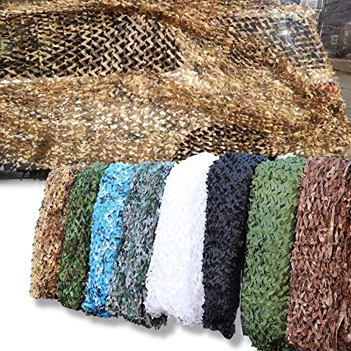 AMXFS Camouflage Net Tarnnetz Sonnensegel 3x6m - Wildnis Tarnung Sonnenschutznetze Partydekoration Tarnung Sonnenschutz Net Sichtschutz Autoplanen Woodland Armee von AMXFS