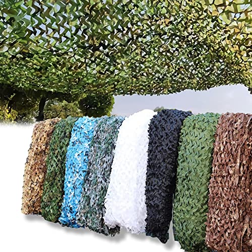 AMXFS Tarnnetz Camouflage Net Sonnensegel 1x5m - DschungelTarnung Sonnenschutznetze Partydekoration Tarnung Sonnenschutz Net Sichtschutz Autoplanen Woodland Armee von AMXFS