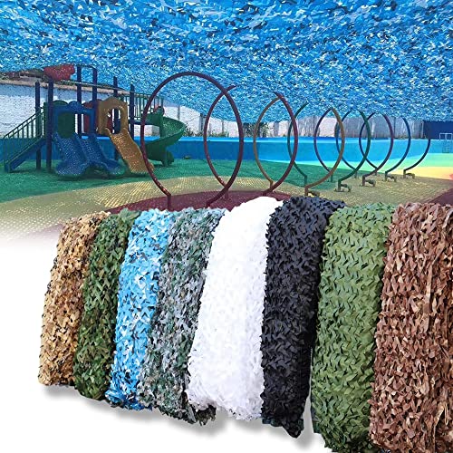 AMXFS Tarnnetz Sonnensegel Camouflage Net 1x3m - Marine Tarnung Sonnenschutznetze Partydekoration Tarnung Sonnenschutz Net Sichtschutz Autoplanen Woodland Armee von AMXFS