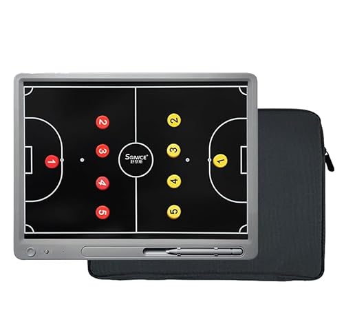 tragbare taktische tafel für trainer Elektronisches Fußballbrett, 15 Zoll, ultraleichtes Futsal-Strategiebrett, taktisches Fußball-Coaching-Brett mit Stift und flexiblem LCD-Bildschirm(Magnetic Chess) von AMZBNEIDI