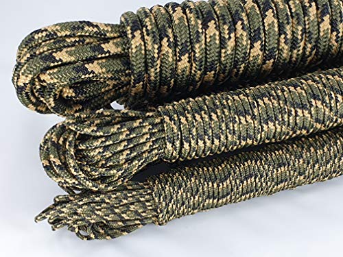 ANBP Moro Camouflage Seil Grün Polypropylenseil 10mm / 40m (0,82€/m) von ANBP