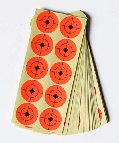 ANCLLO 250 Stück pro Packung, zum Aufkleben, 5 cm, Zielpaster, Papieraufkleber für Schießen, Orange ANCLLO 250 Stück pro Packung, zum Aufkleben, 5 cm, Zielpaster, Papieraufkleber für Schießen, Orange von ANCLLO