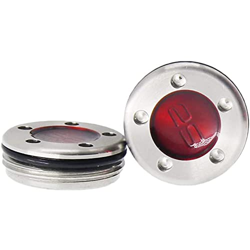 ANCLLO Putterschrauben für Golfschlägerschrauben, 25 g, 2 Stück, Rot, Beidhändig, Uniflex, 4 Grad, Gummi-Griff, Standard-Größe, für erfahrene Golfer, Unisex ANCLLO Putterschrauben für Golfschlägerschrauben, 25 g, 2 Stück, Rot, Beidhändig, Uniflex, 4 Grad, Gummi-Griff, Standard-Größe, für erfahrene Golfer, Unisex von ANCLLO