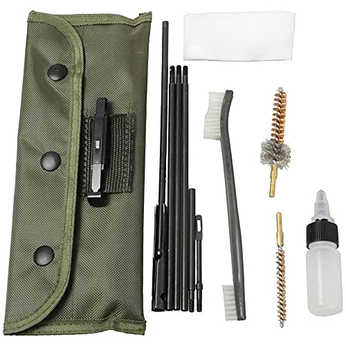 ANCLLO-Reinigungskits Gewehrbohrungs-Reinigungskit Set Schussreiniger Bürstenstangenwartung für Kaliber .22cal .223 556 mit langlebigem Beutelzubehör ANCLLO-Reinigungskits Gewehrbohrungs-Reinigungskit Set Schussreiniger Bürstenstangenwartung für Kaliber .22cal .223 556 mit langlebigem Beutelzubehör von ANCLLO