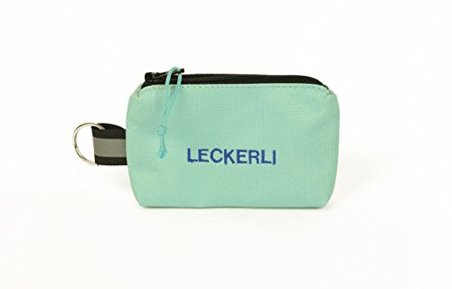 ANDREAS WIPPER Mit Wunschname möglich. Futterbeutel, Leckerlibeutel, Futtertasche, Leckerlitasche, Schlüsselanhänger Leckerli Turquoise Edition von ANDREAS WIPPER