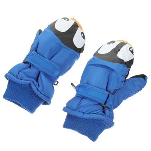 ANDRESLAD 1 Paar Skihandschuhe für Kinder wasserdichte winterhandschuhe Schneefäustlinge für Kleinkinder skihandschuhe Kinder thermohandschuhe Kinder Ski-Fäustlinge Kinderhandschuhe Samt von ANDRESLAD