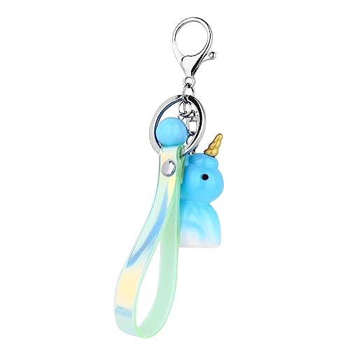 ANDRESLAD 1Stk Einhorn Schlüsselanhänger Taschenanhänger aus Acryl süßer Schlüsselanhänger Auto schlüsselanhänger car Keychain Acryl-Einhorn-Schlüsselanhänger Schlüsselanhänger dekor Metall von ANDRESLAD