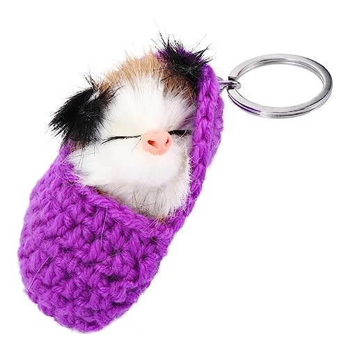 ANDRESLAD 1Stk kleine anhänger Schlüsselanhänger für Schuh-Schlüsselanhänger Taschenfüller Bag Charm Key Holder kreativer Schlüsselanhänger Mode hängender Anhänger Hardware- Violett von ANDRESLAD