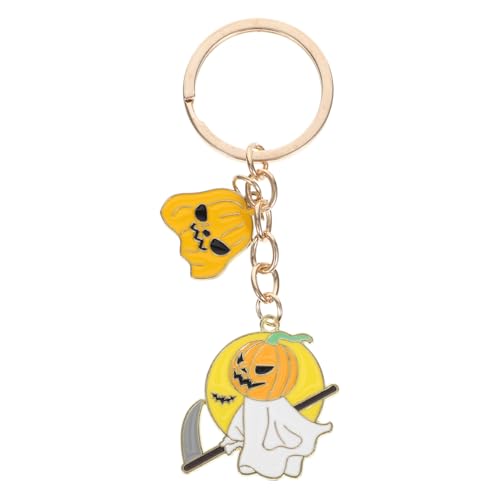 ANDRESLAD Kürbis Schlüsselanhänger Taschenfüller Für Halloween-Partys Geisterzauber Sensenmann Schlüsselanhänger Handtaschen-anhänger-Charms Halloween-kürbis-Charme Süße Geldbörse von ANDRESLAD