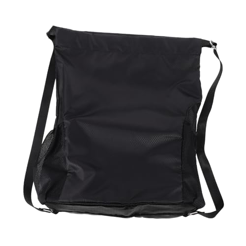 ANDRESLAD Rucksack mit Kordelzug Abteil Bausatz Auto Behälter Gym Bags Fitness Sporttasche Turnbeutel mit Kordelzug Kordelzugbeutel mit großem Fassungsvermögen Oxford-Stoff Black von ANDRESLAD