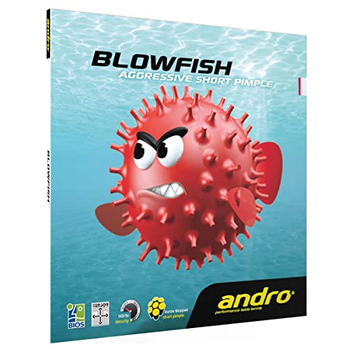 ANDRO Belag Blowfish, schwarz, 1,8 mm ANDRO Belag Blowfish, schwarz, 1,8 mm von ANDRO