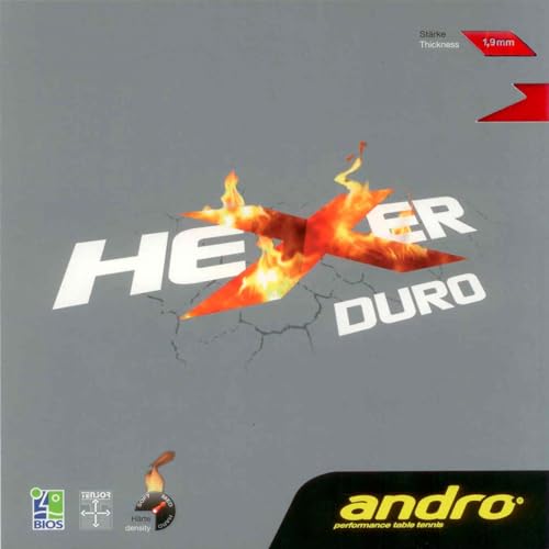 ANDRO Belag Hexer Duro, blau, 2,1 mm ANDRO Belag Hexer Duro, blau, 2,1 mm von ANDRO