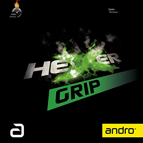 ANDRO Belag Hexer Grip, schwarz, 1,9 mm von ANDRO