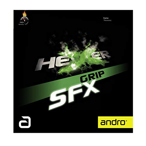 ANDRO Belag Hexer Grip SFX, schwarz, 2,1 mm von ANDRO