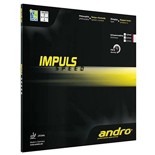 ANDRO Belag Impuls Speed, rot, 1,8 mm von ANDRO