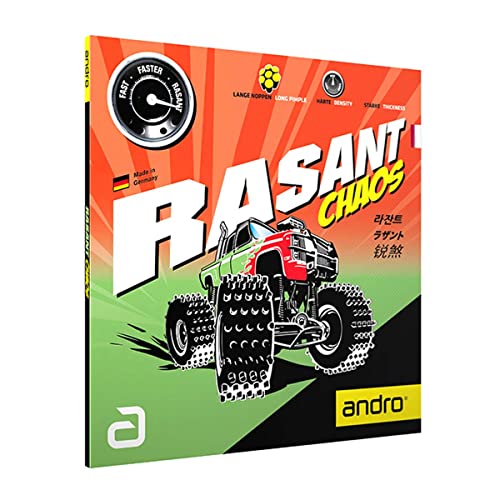 ANDRO Belag Rasant Chaos, rot, 1,2 mm ANDRO Belag Rasant Chaos, rot, 1,2 mm von ANDRO
