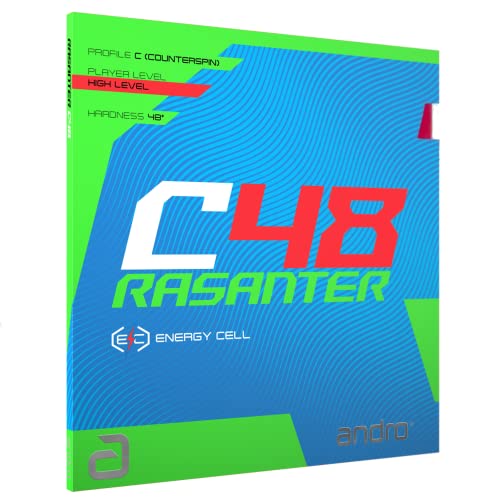 ANDRO Belag Rasanter C 48, rot, 2,3 mm ANDRO Belag Rasanter C 48, rot, 2,3 mm von ANDRO