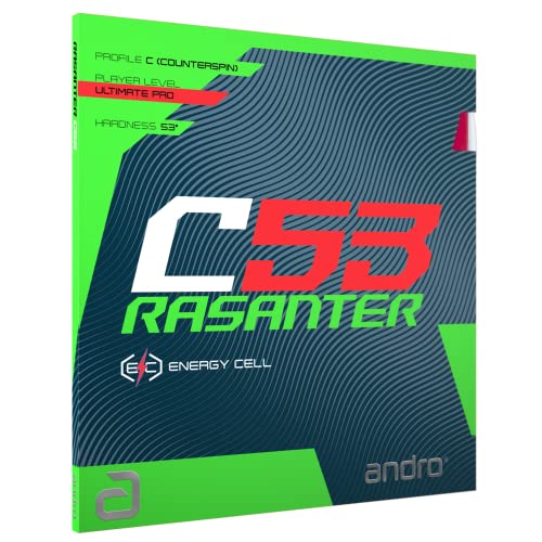 ANDRO Belag Rasanter C 53, rot, 2,3 mm ANDRO Belag Rasanter C 53, rot, 2,3 mm von ANDRO