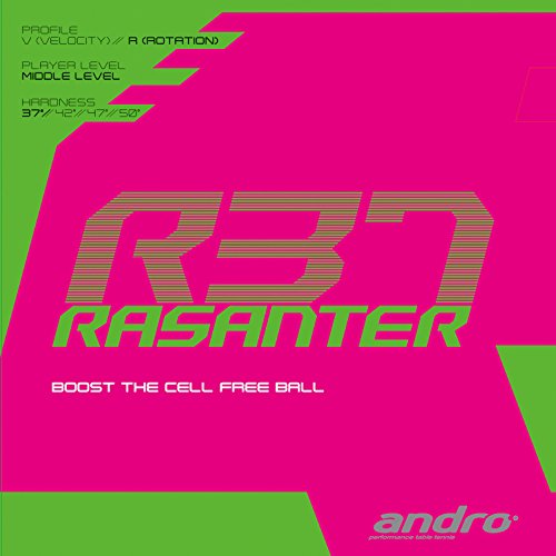 ANDRO Belag Rasanter R 37, rot, 2,0 mm ANDRO Belag Rasanter R 37, rot, 2,0 mm von ANDRO