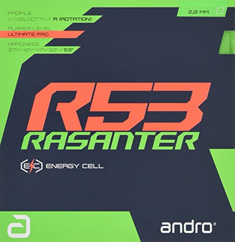 ANDRO Belag Rasanter R 53, grün, 2,0 mm ANDRO Belag Rasanter R 53, grün, 2,0 mm von ANDRO