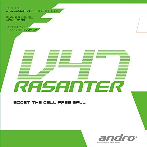 ANDRO Belag Rasanter V 47, rot, 2,3 mm ANDRO Belag Rasanter V 47, rot, 2,3 mm von ANDRO
