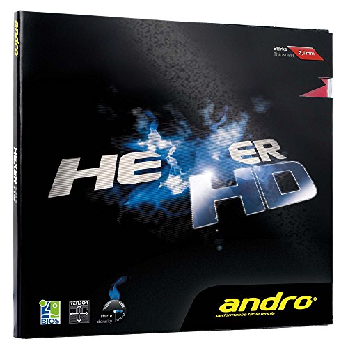 ANDRO Belag Hexer HD, schwarz, 2,1 mm von ANDRO