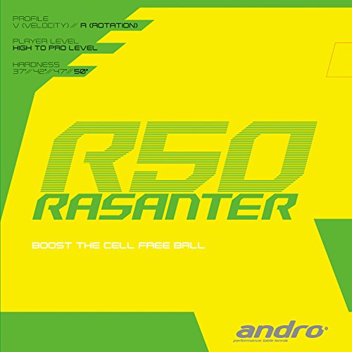 ANDRO Belag Rasanter R 50, rot, 2,3 mm ANDRO Belag Rasanter R 50, rot, 2,3 mm von ANDRO