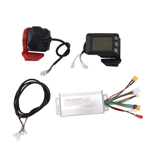 ANKROYU Bürstenloser Motor-Controller, Aluminium-Wärmeableitungsmotor-Geschwindigkeitsregler, leichtes, wasserdichtes Elektroroller-Controller-Display-Kit für elektrisches Zubehör von ANKROYU