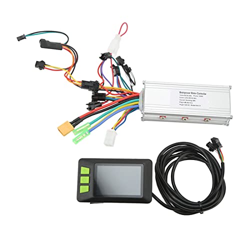 ANKROYU Elektrofahrrad-Controller-LCD-Display, professionelles Scooter-Brushless-Controller-Kit, Fahrradmotor-Controller mit LCD-Anzeigefeld für Elektrofahrrad von ANKROYU