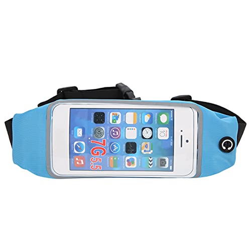 ANKROYU Sport-Lauf-Hüfttasche, Touchscreen-Telefon-Hüfttasche, wasserdichter Telefon-Anti-Diebstahl-Gürtel für Sport-Laufen (Blau) von ANKROYU