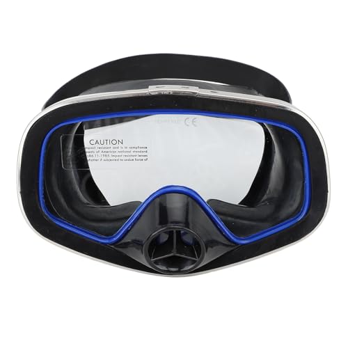 ANKROYU Taucherbrille, wasserdichte Unterwasserbrille aus Silikon-gehärtetem Glas, verstellbare, Kratzfeste Schwimmbrille zum Schnorcheln und Schwimmen (Blau) von ANKROYU