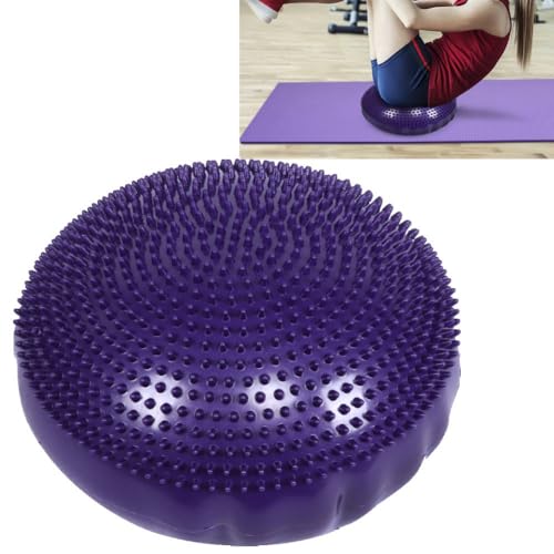 ANKROYU Violet Soft Yoga Balance Board, Disc Gym Stabilitätsball Disc, Gym Stabilität Luftkissen, Massagematte Balance Trainer Fitness Krafttraining Ohne Aufblasbare Pumpe, Yoga-Balance-Kissen ANKROYU Violet Soft Yoga Balance Board, Disc Gym Stabilitätsball Disc, Gym Stabilität Luftkissen, Massagematte Balance Trainer Fitness Krafttraining Ohne Aufblasbare Pumpe, Yoga-Balance-Kissen von ANKROYU
