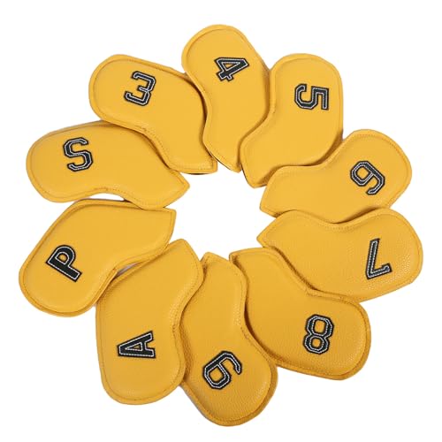 10pcs Golfs Fahrer Golfs Club Covers Iron Headcover Golfs Mallets Putter Headcover Golfs Club Head Für Männer Frauen von ANMITI