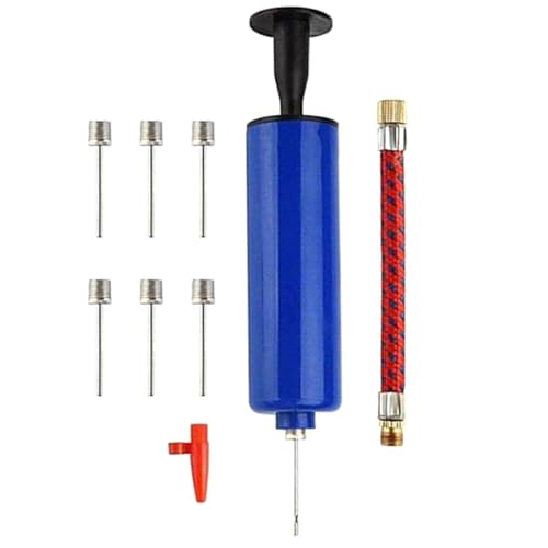 ANMITI Leichte Sportballpumpen Kits Tragbare Inflator Handluft Ballpumpe Für Basketball Fußball Volleyball Ballon von ANMITI