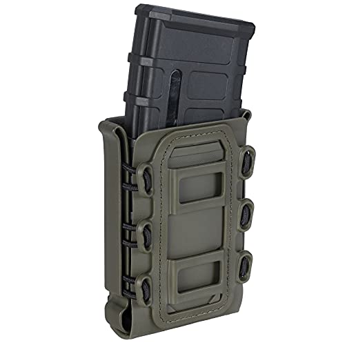 ANSNOW Magazintasche 5,56-Mm-Gewehrmagazintaschen 7,62-Mm-Molle-Softshell-Universal-Magazinträger Für M4, Ar15, M16, Ak-Magazine/Ranger Grün von ANSNOW