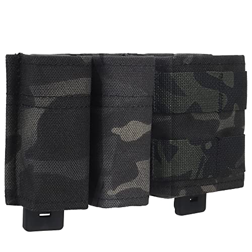 ANSNOW Molle-Magazintasche Mit 9 Mm Und 5,56 Mm Schnellmagazintasche, Taschenset Für Taktisches Cs-Spiel, Militärjagd, Paintball/Bcp von ANSNOW